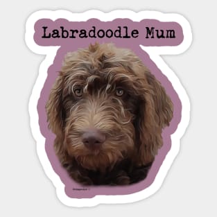 Labradoodle Dog Mom Sticker